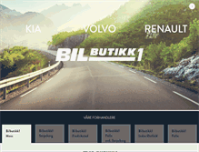 Tablet Screenshot of bilbutikk1.no